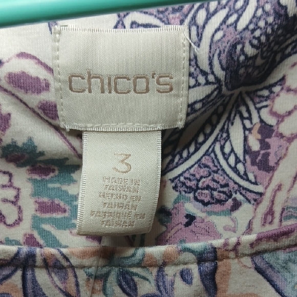 Chico's Multicolor Paisley Blouse - Picture 4 of 4